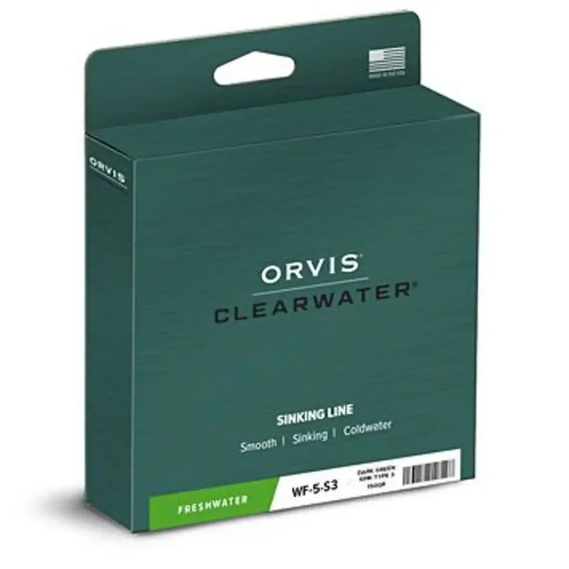 Preisknaller Orvis Clearwater Sink 3 #6 sinkend WF Dark Green