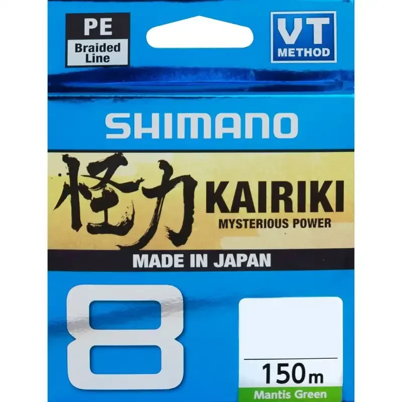 Shimano Kairiki 8 150m Mantis Green 0,23mm 22,5kg Finale Aktion