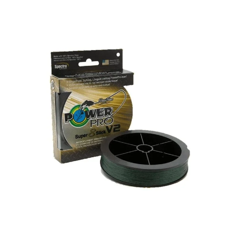 Power Pro Super 8 Slick V2 135m Moss Green 0,19mm 15kg Sonderaktion